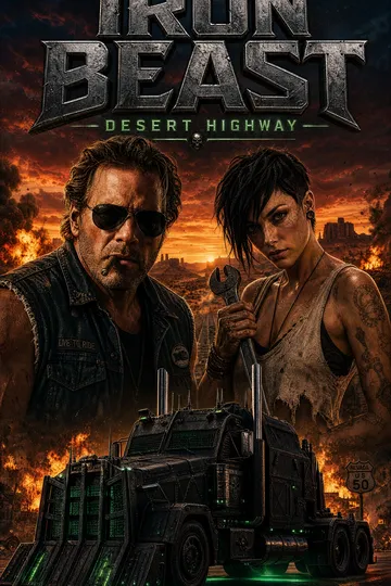 La Bête de fer - Autoroute du désert – affiche de la mini-série Aventure / Survie
