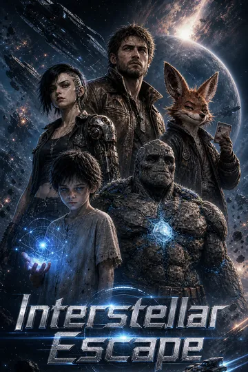 Interstellar Escape – Adventure / Survival short drama poster