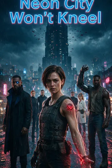 La ville néon ne pliera pas – affiche de la mini-série Aventure / Survie