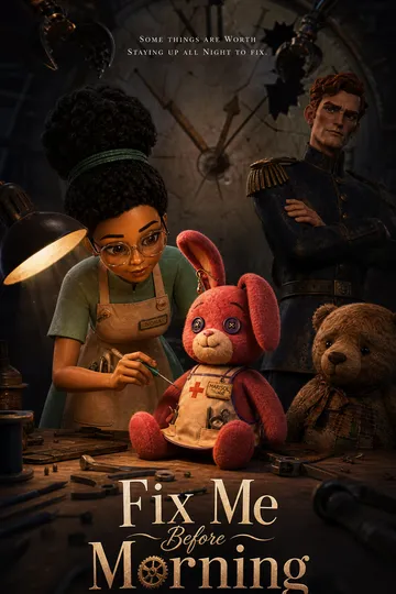 Repara Me Antes del Amanecer – póster del drama corto de Animación
