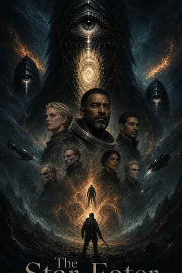 Der Sternenfresser – Poster des Abenteuer / Überleben-Kurzdramas