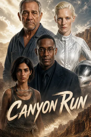 Course en canyon – affiche de la mini-série Aventure / Survie