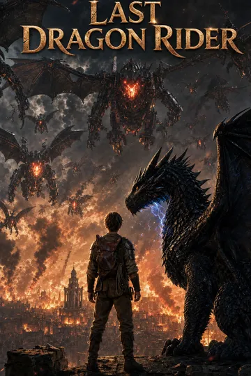 El último jinete de dragón – póster del drama corto de Fantasía / Sobrenatural