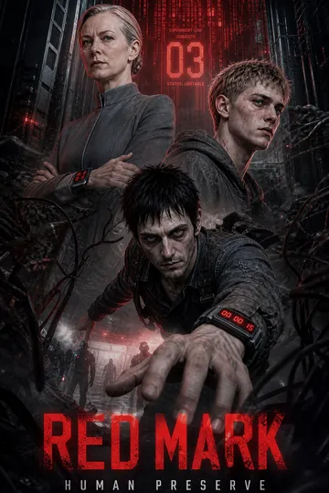 Marque Rouge : Réserve Humaine – affiche de la mini-série Aventure / Survie