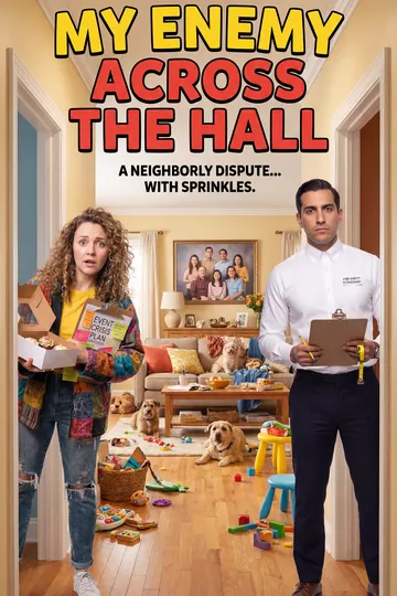 Mijn Vijand Aan de Andere Kant van de Hal – poster van het korte Komedie-drama