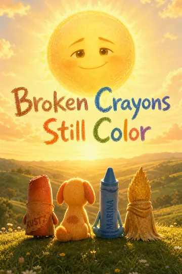 Los crayones rotos aún colorean – póster del drama corto de Comedia