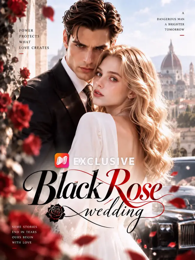 Black Rose wedding poster