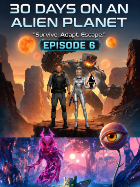 Stranded on a deadly alien planet, every sunrise could be their last poster