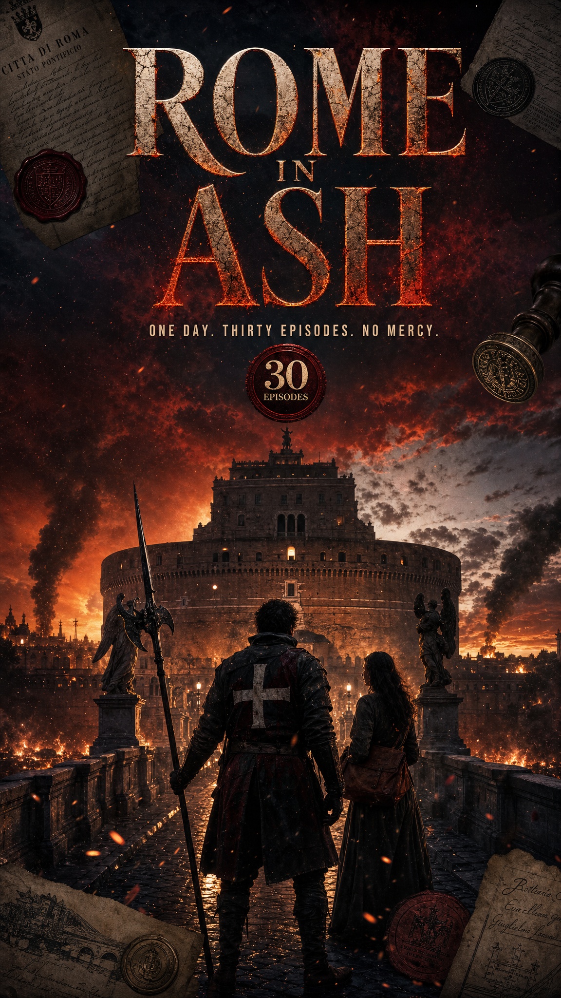 ROME IN ASH poster
