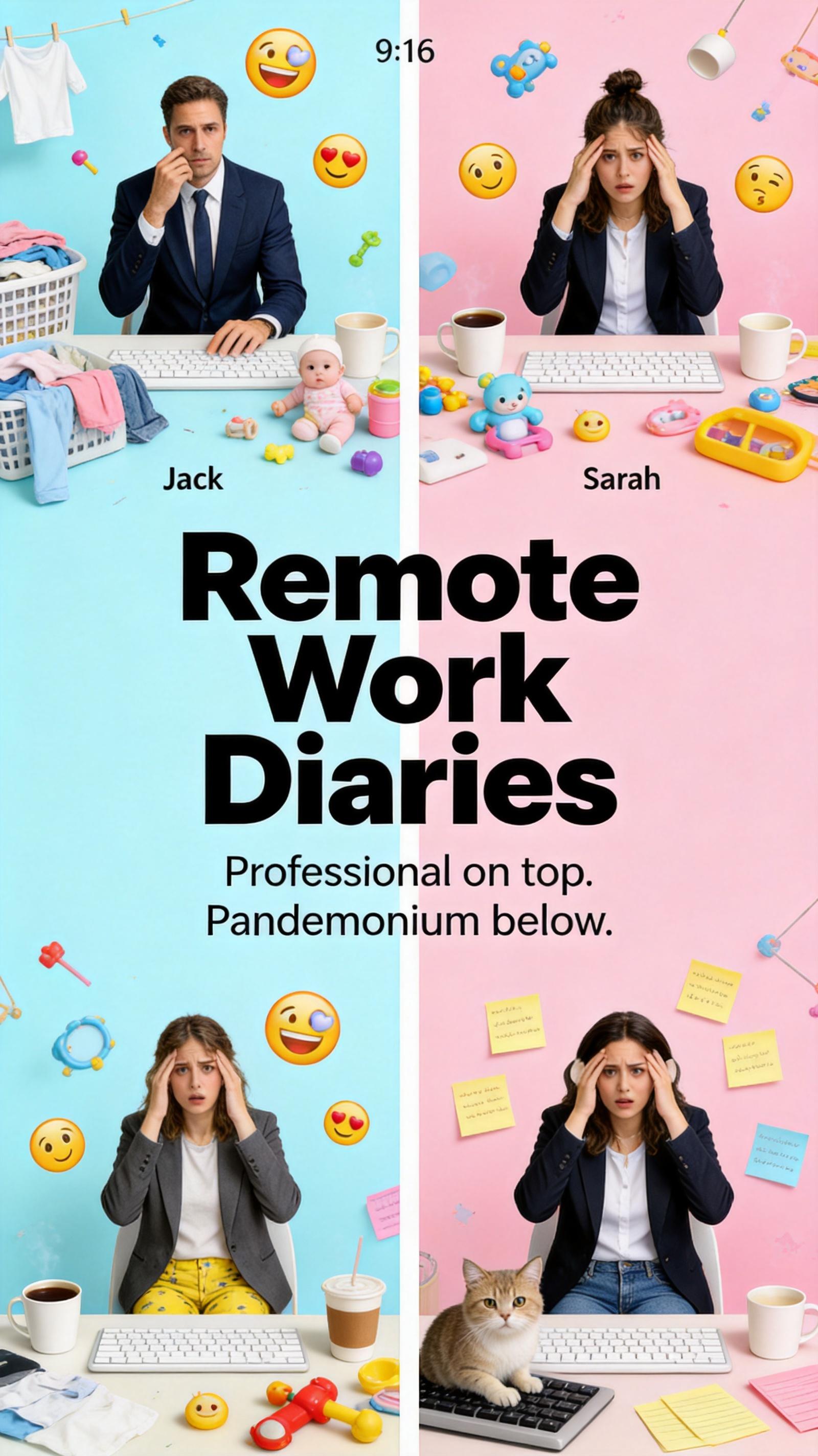 Remote Work Diariesposter