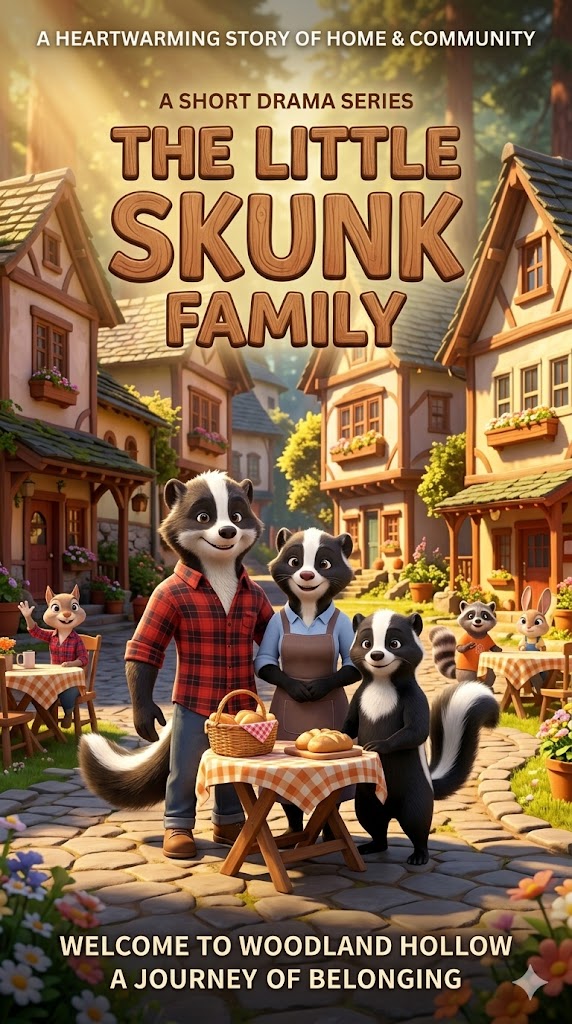 The Little Skunk Family poster