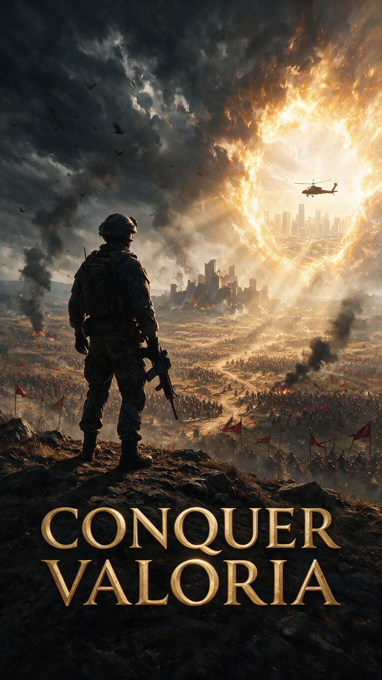 Conquer Valoria poster