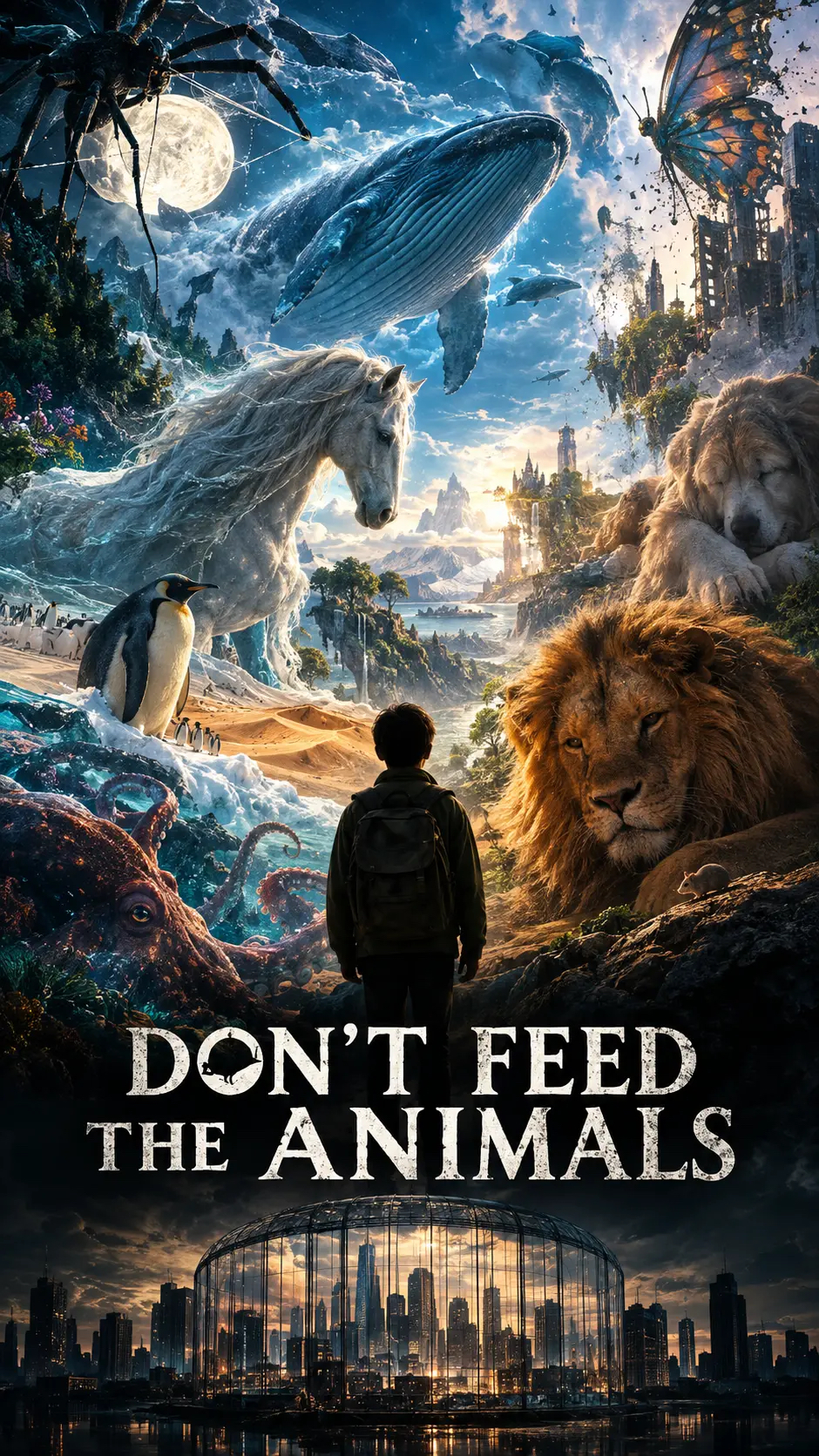 DON'T FEED THE ANIMALS poster