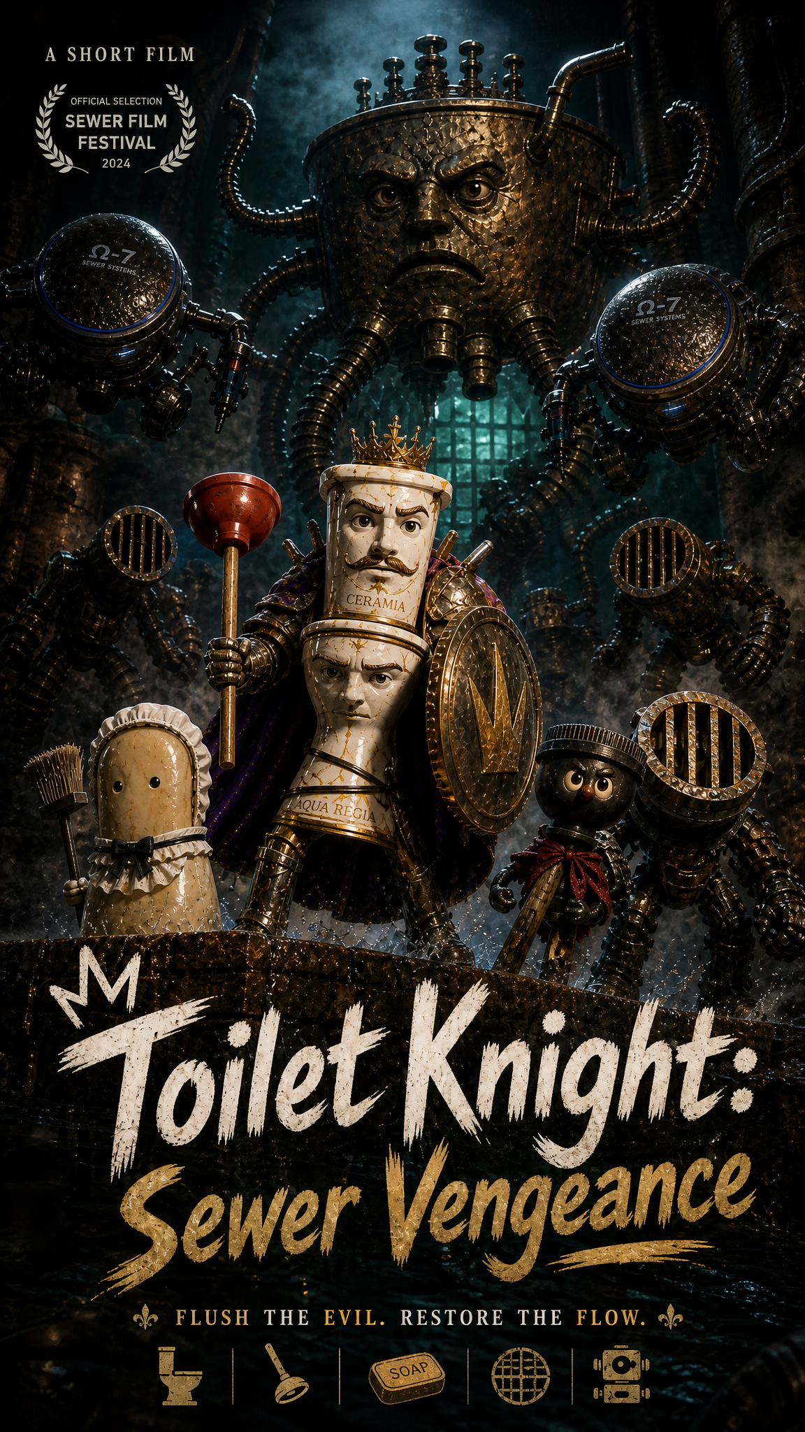 Toilet Knight: Sewer Vengeance poster